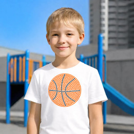 Minge de baschet din puncte - ziua punctului - tricou pentru copii