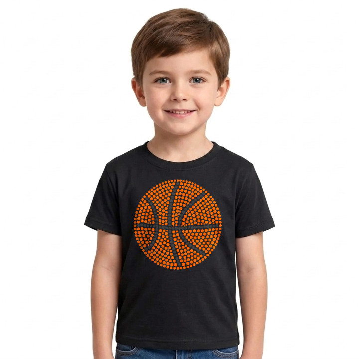 Minge de baschet din puncte - ziua punctului - tricou pentru copii