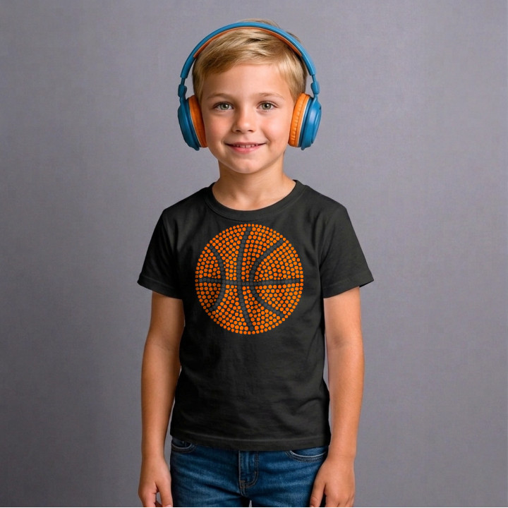 Minge de baschet din puncte - ziua punctului - tricou pentru copii