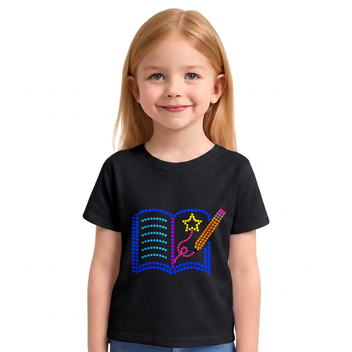 Scrierea poveștilor din puncte - ziua punctului - tricou pentru copii