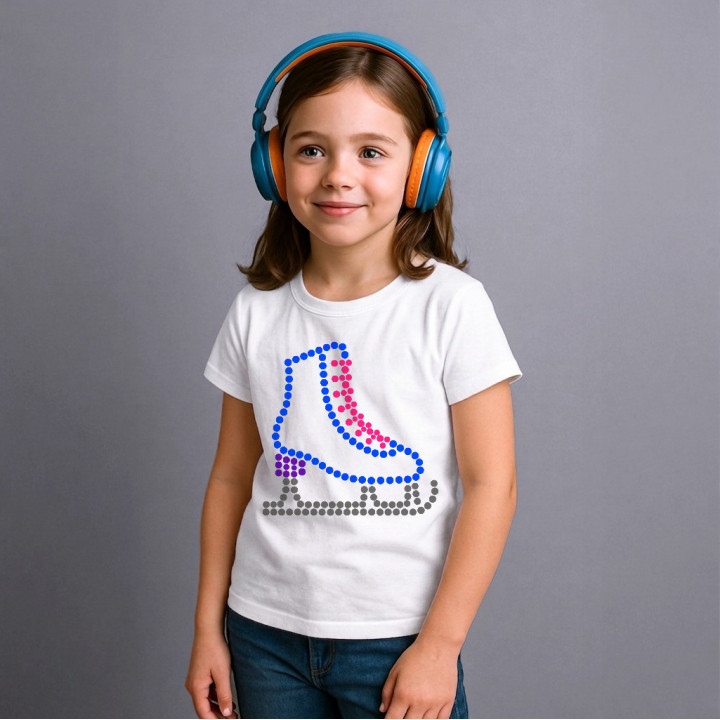 Patine din puncte - ziua punctului - tricou pentru copii