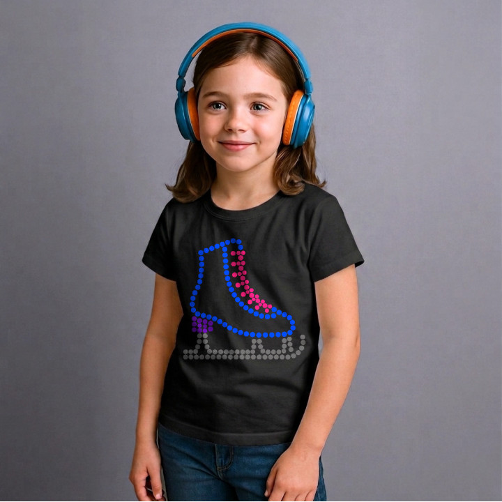 Patine din puncte - ziua punctului - tricou pentru copii
