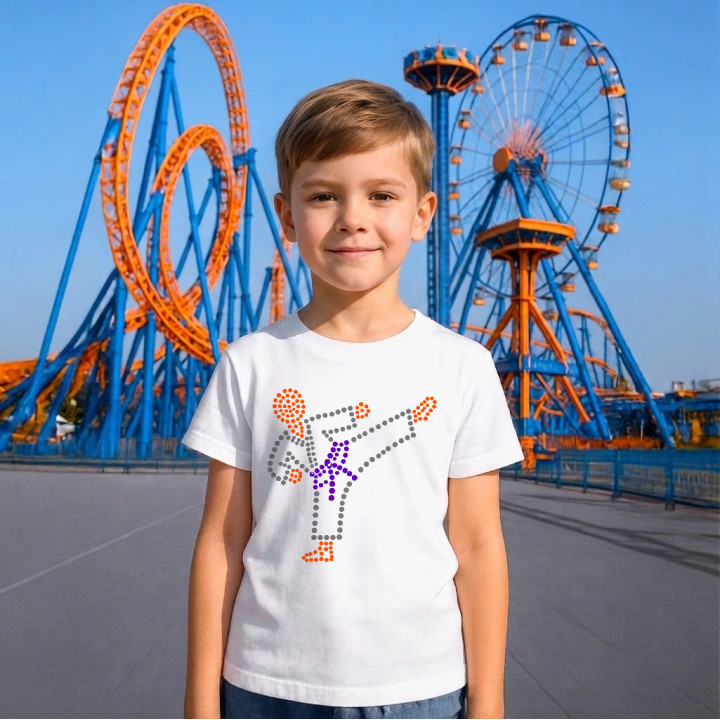 Karate din puncte - ziua punctului - tricou pentru copii