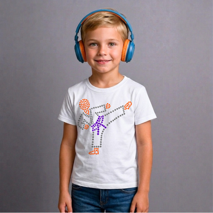 Karate din puncte - ziua punctului - tricou pentru copii