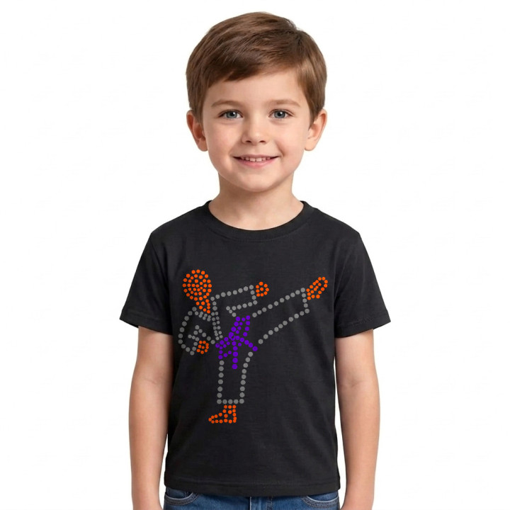 Karate din puncte - ziua punctului - tricou pentru copii