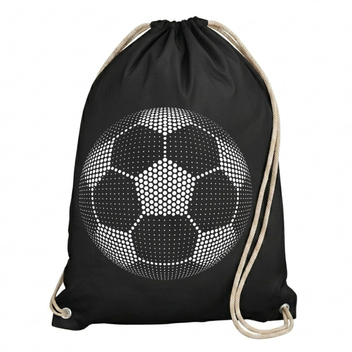 Minge de fotbal din puncte - ziua punctului - sac cu șnur