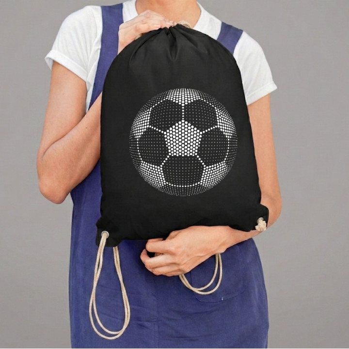 Minge de fotbal din puncte - ziua punctului - sac cu șnur