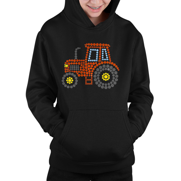 Tractor din puncte - ziua punctului - bluză pentru copii