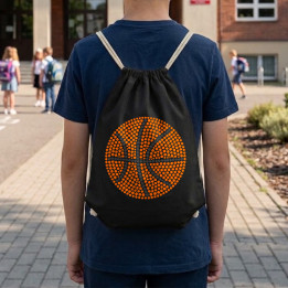 Minge de baschet din puncte - ziua punctului - sac cu șnur