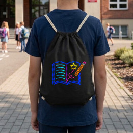 Scrierea poveștilor din puncte - ziua punctului - sac cu șnur