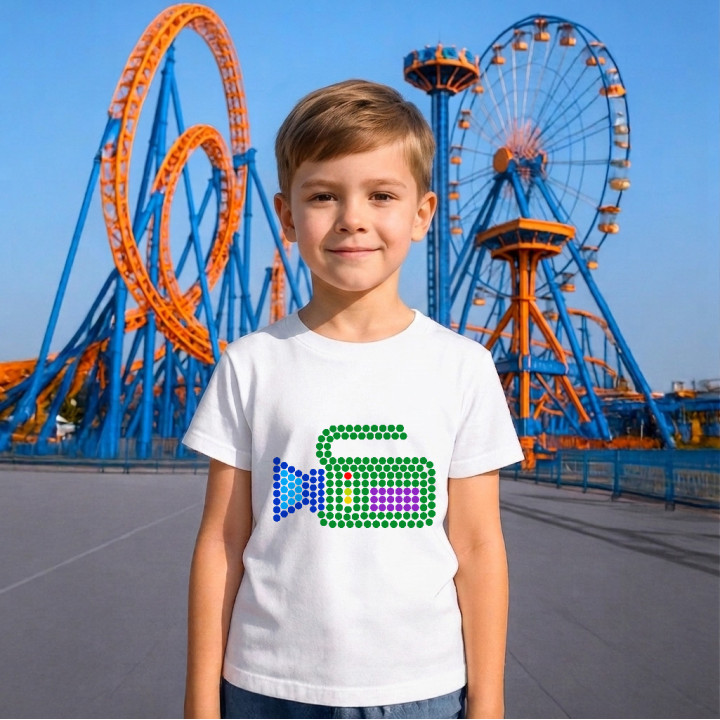 Cameră de filmat din puncte - ziua punctului - tricou pentru copii