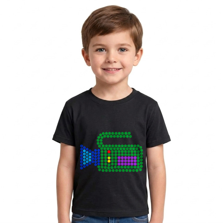 Cameră de filmat din puncte - ziua punctului - tricou pentru copii