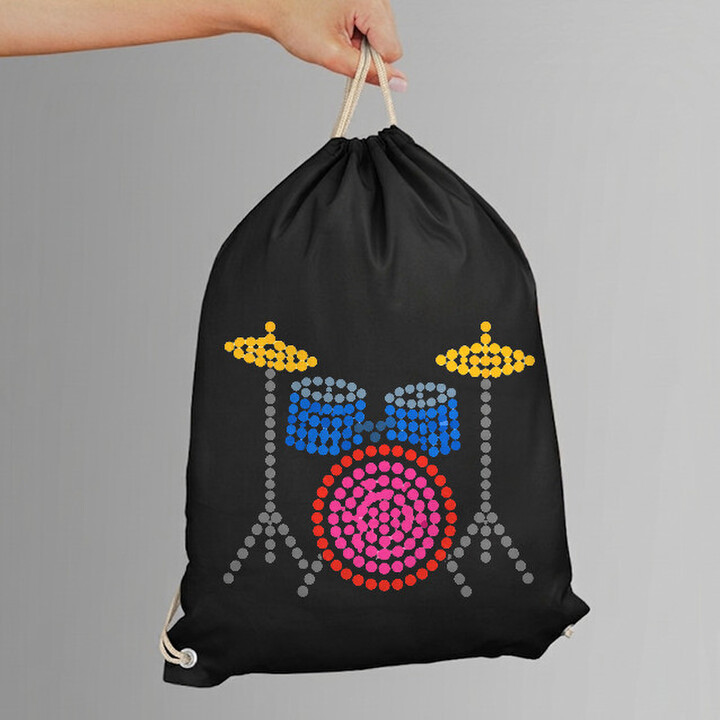 Tobe din puncte - ziua punctului - sac cu șnur