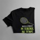 Zi proastă pe terenul de tenis - T-shirt pentru bărbați cu imprimeu