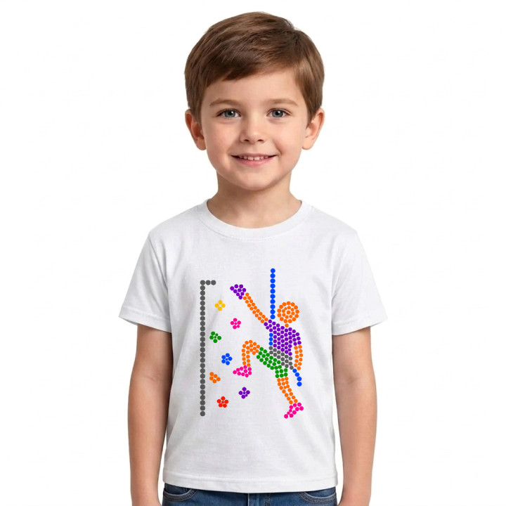 Escaladă din puncte - ziua punctului - tricou pentru copii