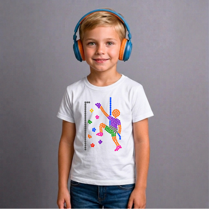 Escaladă din puncte - ziua punctului - tricou pentru copii