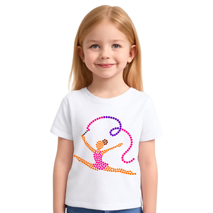 Gimnastică din puncte - ziua punctului - tricou pentru copii