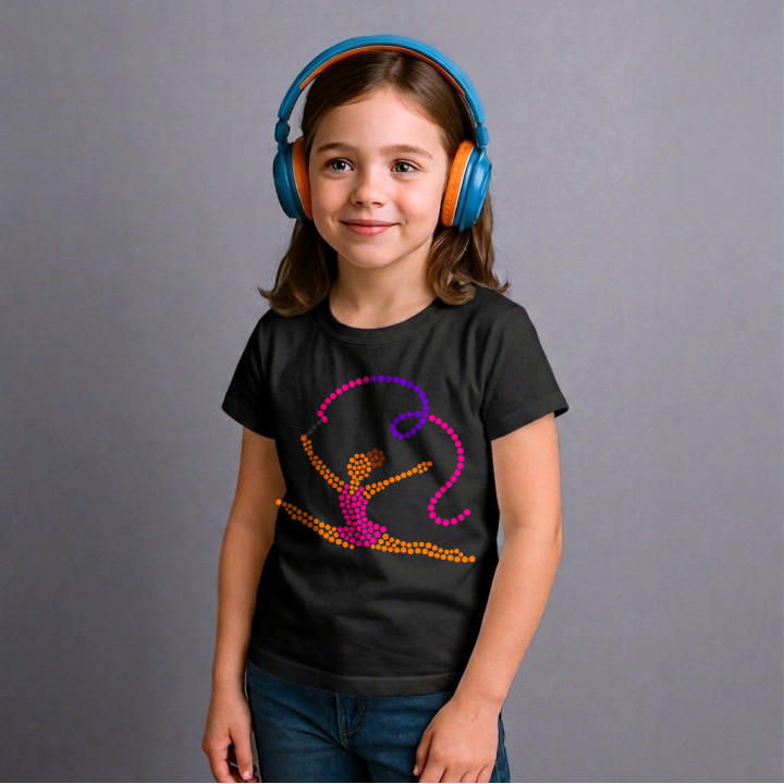 Gimnastică din puncte - ziua punctului - tricou pentru copii