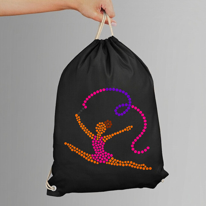 Gimnastică din puncte - ziua punctului - sac cu șnur