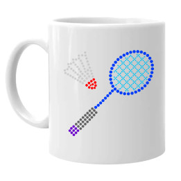 Badminton din puncte - ziua punctului - cană