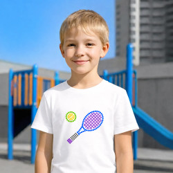 Tenis din puncte - ziua punctului - tricou pentru copii