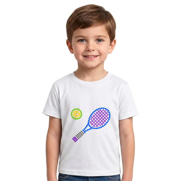 Tenis din puncte - ziua punctului - tricou pentru copii