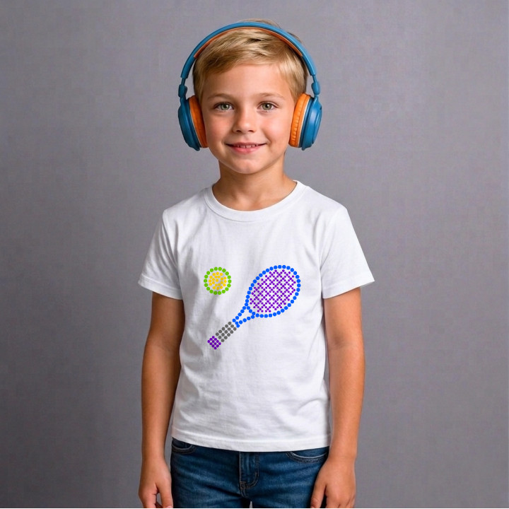 Tenis din puncte - ziua punctului - tricou pentru copii
