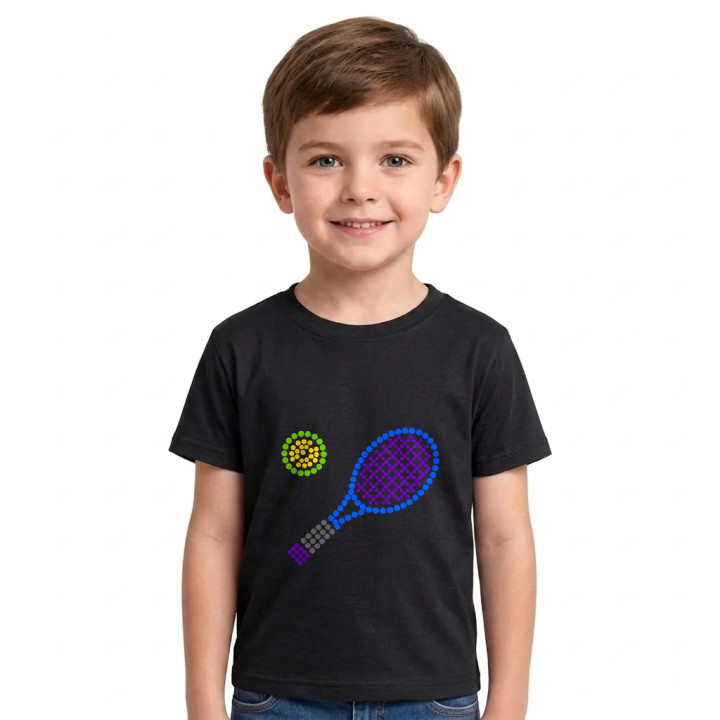 Tenis din puncte - ziua punctului - tricou pentru copii