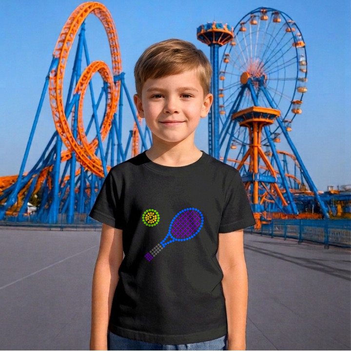 Tenis din puncte - ziua punctului - tricou pentru copii