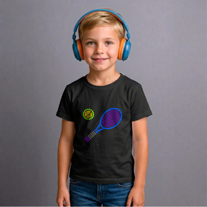 Tenis din puncte - ziua punctului - tricou pentru copii