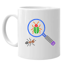 Insecte din puncte - ziua punctului - cană