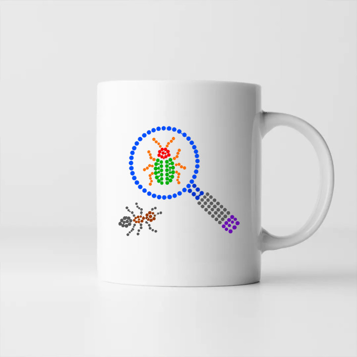Insecte din puncte - ziua punctului - cană