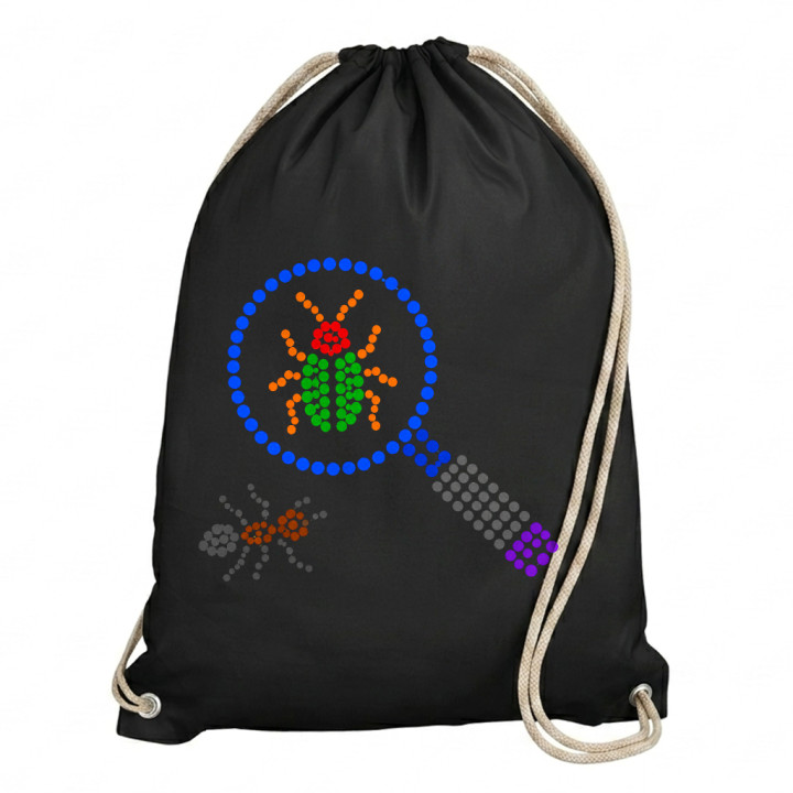 Insecte din puncte - ziua punctului - sac cu șnur