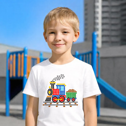 Tren din puncte - ziua punctului - tricou pentru copii