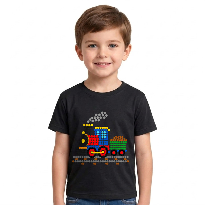 Tren din puncte - ziua punctului - tricou pentru copii
