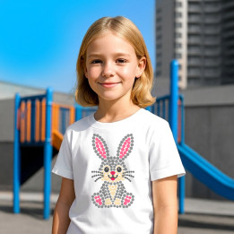 Iepuraș din puncte - ziua punctului - tricou pentru copii