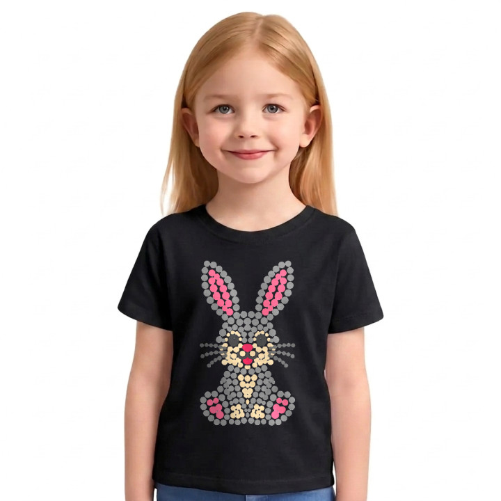 Iepuraș din puncte - ziua punctului - tricou pentru copii