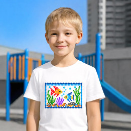 Acvariu din puncte - ziua punctului - tricou pentru copii