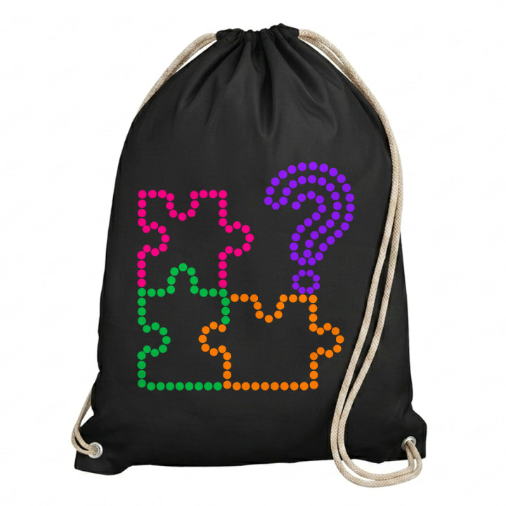 Enigmă din puncte - ziua punctului - sac cu șnur