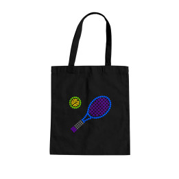 Tenis din puncte - ziua punctului - sacoșă de bumbac
