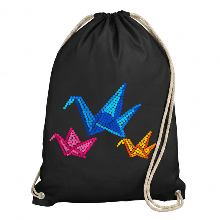 Origami din puncte - ziua punctului - sac cu șnur