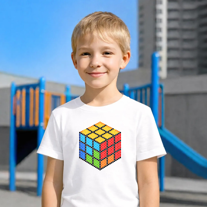 Cub logic din puncte - ziua punctului - tricou pentru copii