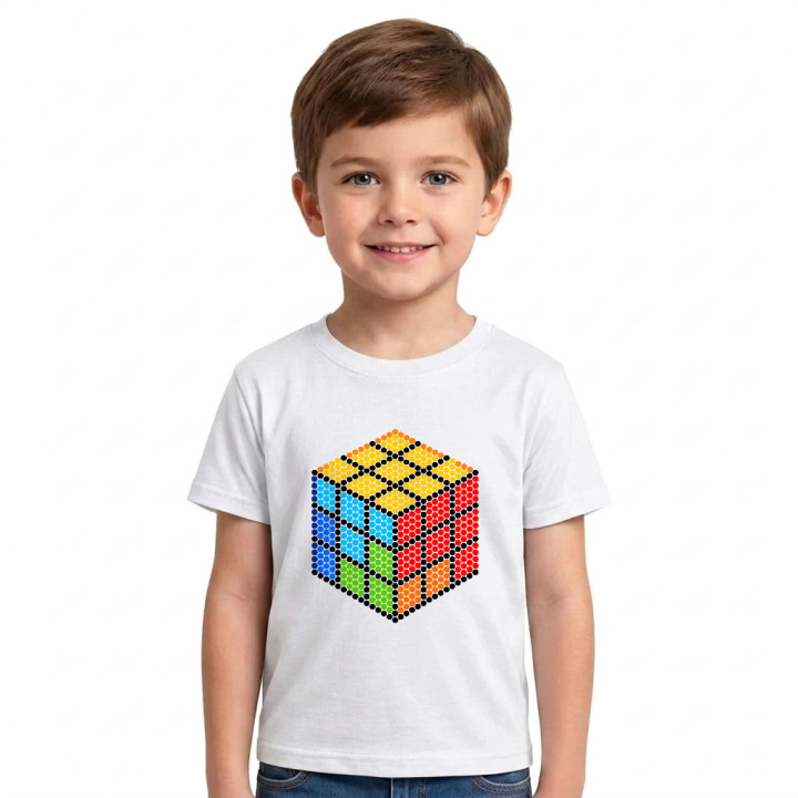 Cub logic din puncte - ziua punctului - tricou pentru copii