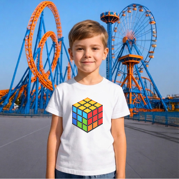 Cub logic din puncte - ziua punctului - tricou pentru copii