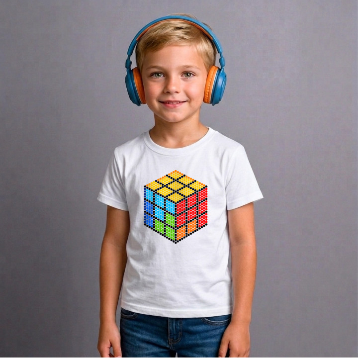 Cub logic din puncte - ziua punctului - tricou pentru copii