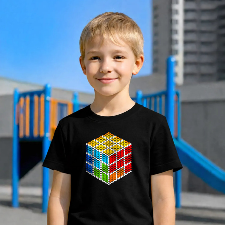 Cub logic din puncte - ziua punctului - tricou pentru copii
