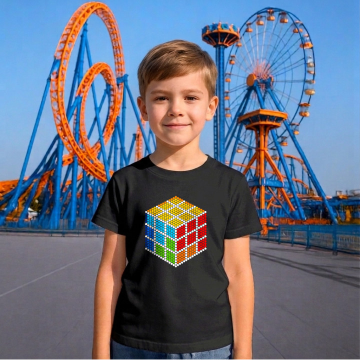 Cub logic din puncte - ziua punctului - tricou pentru copii