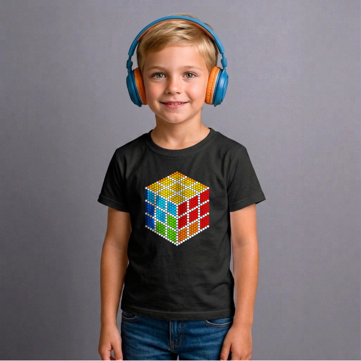 Cub logic din puncte - ziua punctului - tricou pentru copii