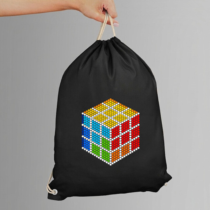 Cub logic din puncte - ziua punctului - sac cu șnur