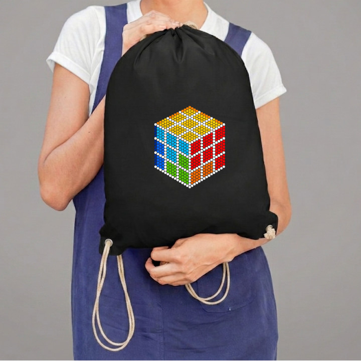 Cub logic din puncte - ziua punctului - sac cu șnur